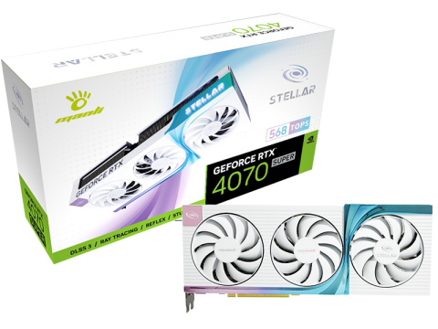 Manli GeForce RTX™ 4070 Super OC 12GB Stellar Triple